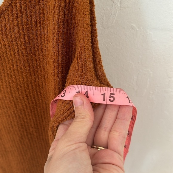 Madewell Kingston Button Front Texture Thread Sweater Tank XS - Picture 7 of 8